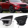 1 Juego de estilo de señal de giro para Mazda cx5 cx5 cx 5 2012 2013 2014 2015 2016 relé 12V luces de circulación diurna drl led para coche con niebla lam4152073