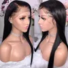 Transparent Invisible Lace Front Wig Straight 360 full natural wigs 150% HD thin film laces frontal pre plucked diva1