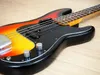 Sällsynta 4 strängar Precision 3 Tone Sunburst Jazz Electric Bass Guitar Alder Body, Dot Inlay, Black Pickguard, Big Bridge Cover