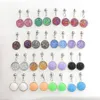 New Stainless steel Hypoallergenic Dangle Earrings Boho Resin Druzy drusy stone Drop Ear rings For women Fashion Jewelry in Bulk