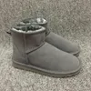 designer classic Style Snow Boots Women Back Winter fur Leather Ankle Boots luxury shoes Brand IVG Plus Size EU34-44