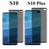 Anti-Spy 5D Zakrzywiona Krawędzie Prywatność Szkło Hartowane Szkło Phone Ochraniacz do Galaxy S10 S10Plus S9 S9Plus S8 S8Plus Note8 Note9 w Retsai Box