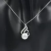серебряное пресноводное жемчужное ожерелье