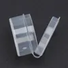 Plastique transparent petites boîtes rondes emballage boîte de rangement à couvercle bijoux petites pièces boîtes 100 pièces lots2995