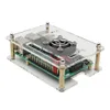 Freeshipping Raspberry Pi 3 Modelo B + (Plus) Motherboard 3In1 + Acrílico Case / Gabinete / Shell + Ventilador de Refrigeração Starter Kit