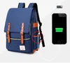 Nylon + Canvas Schoolbag masculino e sacos de ombro feminino de alta capacidade pacote Computer Lazer mochila Unisex Multifuncional exterior 2.118