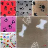 60 * 70 cm Pet Cobertor Pequeno pata Imprimir Toalha Cat Cachorro Fleece Soft Warmer Linda Coberturas Coberturas Coberturas Cômoda Capuz Cobertor 22 Cores DBC BH3013