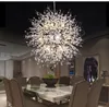 Sneeuwvlok Moderne Kroonluchter Lampen Nordic Stijl LED Lamp Creatieve Persoonlijkheid Crystal Model Atmosfeer Hanglamp Armatuur