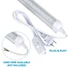 20st, V-formad 2ft 3ft 4ft 5ft 6ft 8ft Cooler Door Led Tubes T8 Integrerade Led Tubes Dubbelsidiga Led Lights 85-265V Lager i USA