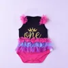 Baby Rompers Vest Kids Designer Clothes Ruffle Jumpsuit Crown First Birthday Onesies Summer Cotton Tutu Diaper Cover Newborn Overall AYP5514