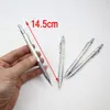 M&G Full Metal Mechanical Pencil 2B 0.5~0.7mm High Quality Silver Automatic pencil For Professional Painting Writing Supplies