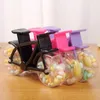 Boîte à bonbons en plastique en forme de bicyclette en forme de cadeau clair boîte d'emballage Baby Shower Favour Chocolat F20173982