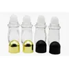 30 ml 50 ml Clear Glass Essential Oil Roller Fles met glazen rollerbal voor parfum Aromatherapy Roll on Bottle HHA-278