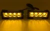 明るい2 * 4W LED車のグリル警告ライト、ストロボの非常灯、オートバイストロボライト、ウォータープロットIP67（2Units / 1set）