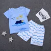 Abiti firmati per bambini Ragazzi Camicie per cartoni animati Pantaloni corti 2 pezzi Set Manica corta Ragazza per bambini Abiti Estate Abbigliamento per bambini 15 Disegni D3415915