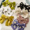 satin hair clips