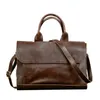 Hot-etonweag vintage evrak çantaları erkek haberci çantalar kahverengi iş evrak çantası belge avukatı dizüstü bilgisayar çantası