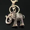 Colgante de encanto mascota afortunada del llavero de elefante vintage bling bolso bolso hebilla de hebilla de joyas de joyer￭a para mujeres2441