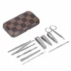 Nail Art Tool Sets 10PCSSet Edelstahl Universal Home Office Maniküre Set Nagelknipser Reiniger Pflegeset Nagelpflege8650496