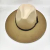 New Women Men Wool Fedora Hat With Leather Ribbon Gentleman Elegant Lady Winter Autumn Gradient Color Jazz Church Panama Hat1612343