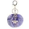 GEMIXI 8CM Söt dans ängel Keychain Pendant Women Key Ring Holder Pompoms Key Chains Gifts for Women Bag Tillbehör 42 C190114072145