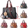 Vrouwen Tas Vintage Handtas Casual Tote Mode Vrouwen Messenger Bags Schouder Top-Handvat Haarbal decoratie crossbody bags273Z