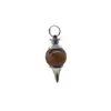 Ball three-piece copper gemstone pendant men and women stainless steel fashion necklace buy more