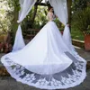 2019 Elegant Lace A Line Wedding Dresses Sheer Long Sleeves Tulle Lace Applique Sweep Train Wedding Bridal Gowns With Buttons