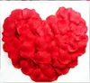 MIC 4000PCS Dark Red Silk Rose Petals Bröllopsblommor Favoriter Dekoration Smycken DIY 5cm * 5.5 Gratis leverans