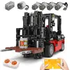 技術The Forkliftトラックビルディングブロック13106 1719PCSシリーズアプリRCモデルアセンブリレンガ子供教育クリスマスプレゼント子供のための誕生日おもちゃ