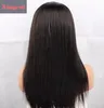 2022 brasilianska fulla mänskliga peruker för svarta kvinnor hårljus front spets yaki rak kinky curly