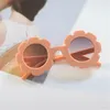 INS Kids Flores fofas Candy color meninos meninas filhos de verão Moda de moda Óculos de sol Trincho de óculos de praia