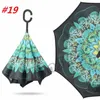 Najnowszy wiatroszczelny odwrotny parasol składany podwójna warstwa odwrócony parasol deszczowy samodzielny stojak wewnątrz out ochrona przeciwdeszczowa C-hook ręce I479