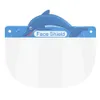 Kids Children Safety Faceshield Transparent Full Face Cover Protective Film Tool Anti-fog Face Shield Designer Masks 300pcs RRA3278