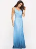 Elagant Party Maxi Lång Klänning Kvinnor Multiway Wrap Klänningar Gradient Convertible Boho Bandage Dress Bridesmaids Infinity Robe