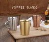 Stainless Steel Coffee Cups Double Layer Anti Scald Mugs With Handle Portable Mug Eco Friendly Drinking Cup Water Bottle GGA1924