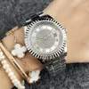 Fashion Brand Watches Women's girls crystal style metal steel band Quartz Calendar wrist Watch X48