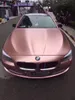 Premium Pearl Matte Metallic Rose Gold Vinyl Wrap Film Car Foly Wikkel met luchtafgifte Lijm Sticker Stiker