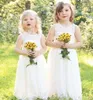 Robes de fille de fleur de campagne en dentelle pleine mignonne pour les mariages nouvelle mode Boho petite robe de Communion de bébé une ligne vêtements de cérémonie pour enfants