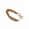Fashion-Bracelets Multi-Ketten-Armbänder für Frauen, Gold-Metall-Münzen-Armband, Anhänger, Charms-Armband, Gothic-Schmuck, klobige Armbänder 2020