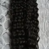 Kinky Curly 100g U Tip Menselijk Hair Extensions Remy Pre Bonded Hair Extension Capsule 16 "20" 24 "1 g / s Curly Fusion Hair Extensions