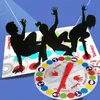 Divertimento al coperto Gioco di giocattoli Twister per bambini Mosse sportive per adulti Giocattoli educativi di gruppo interattivi Gioco classico di Twister corpo spot