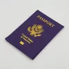 Gorąca sprzedaż amerykańskich przypadków paszportowych portfele posiadacze karty Pokrywa Uchwyt ID Protector PU Leather Travel 16 kolorów Passport Okładka WCW642