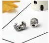 Fit Pandora Charm Bransoletka Europejski Silver Bead Charms Rose Flower Clip Korek Koraliki DIY Łańcuch Snake Dla Kobiet Bransoletka Naszyjnik Biżuteria