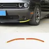 Cornice per telaio styling rivestimento labbro paraurti anteriore giallo per Dodge Challenger 15+ accessori esterni