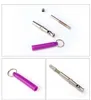 Ultrasonic Dog Repeller Pet Dog Discipline Training Justerbar Whistle Pitch Anti Bark Stop Barking KeyChain Pets Tools Supplies P3406412