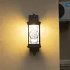 Applique extérieure étanche LED longue applique murale IP65 cour lumières jardin Villa porche applique éclairage 110V 220V Luminaire Chin237b