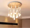 Nieuwste kroonluchter licht modern 85-265v 5 kleuren beschikbaar Meteor douche plafond decoratieve licht restaurant kroonluchter lamp