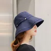 2019 Moda kova kapağı Katlanabilir Balıkçılık Kadın kaliteli için Lady Bowler Cap Katlanabilir Sup Kepçe kap iyi Plaj Güneşlik Satış Caps