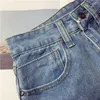 Fashion- New Women Jeans Cloud Print Ripped Jeans Cotton Slim Vintage High Waist Denim Jeans Boyfriend Cuffs for Women Harem Pants